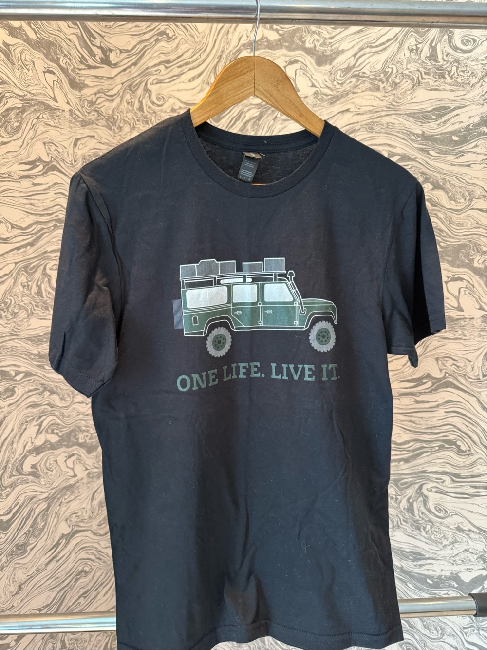 Classic Land Rover Defender - Black T-shirt
